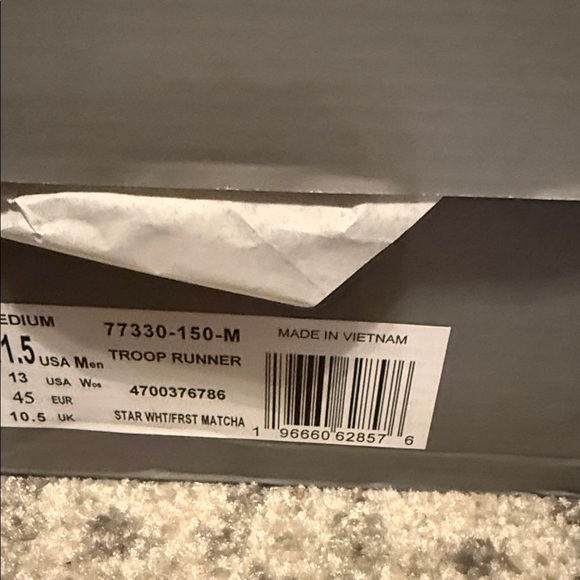 Palladium White and Gray Sneakers with Orange Accents - Picture 2 of 5